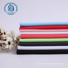 Light weight plain dyed interlock polyester fabric 75D/72F knit soccer jersey fabric for clothes sports